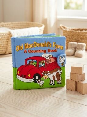 Old MacDonalds Farm Soft Plush Baby Counting Book